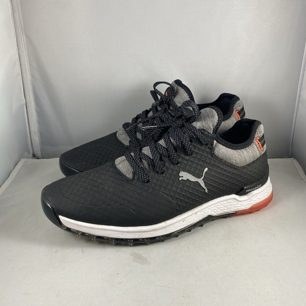 Puma ProAdapt AlphaCat Women’s 7.5 376157-02 Black Silver Spikeless Golf Shoes